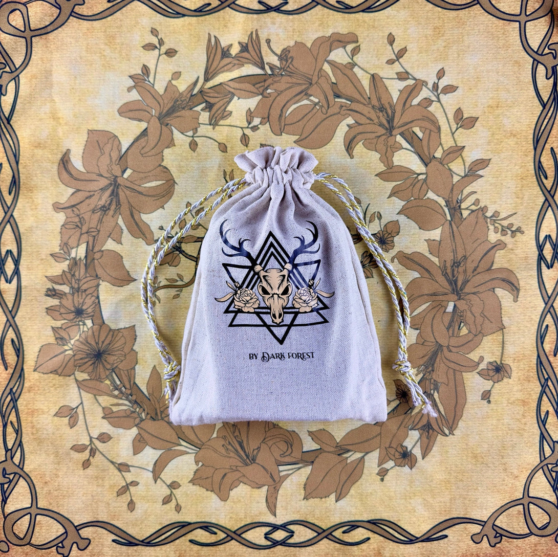 Vintage Bag for Tarot Cards - Dark Forest Tarot Cards